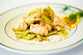 Peel the grapefruit and, with a very thin knife, get the cloves without the albedo. Ricetta Insalata Di Scampi E Castraure Cristian Angiolin