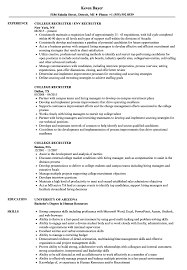 While every resume has a summary statement, followed by skills, work history and education sections, how you compose these sections. College Recruiter Resume Samples Velvet Jobs