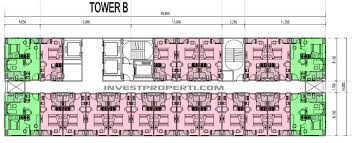 Floor Plan Tower B Apartemen B Residence