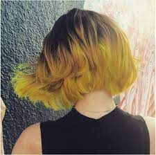 50 Eye Catching Yellow Hair Color Ideas Dip Dye Hair Yellow Hair Dye Hair Inspiration Color