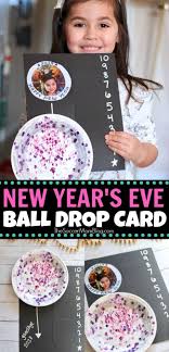New Year S Eve Ball Drop Card For Kids W Video New Years Eve Ball New Year S Eve Crafts New Years Ball