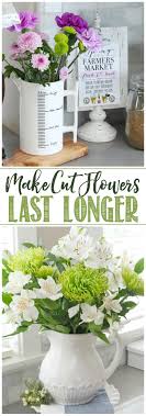 While this won't do anything to extend the life of your flowers, it will keep your arrangement looking good, longer. How To Make Cut Flowers Last Longer Clean And Scentsible