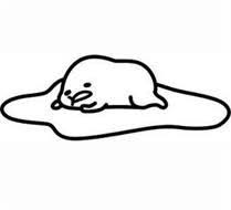 Image Result For Gudetama Black And White Gudetama Siluetas
