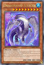 If the card sleeve is flat, apply pressure to the card sleeve. Dragonmaid Alercen Custom Yugioh Cards Yugioh Cards Yugioh Monsters