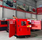 Máy phát điện Cummins Trung Quốc 80 kVA nhập khẩu nguyên chiếc vỏ siêu cách  âm