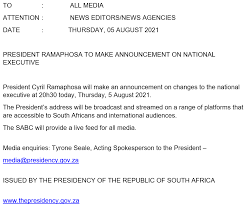 10 new ministers as ramaphosa announces cabinet reshuffle. Ukaa F7ziweuzm