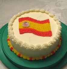 Happy Birthday Cake In Spanish Check Out This Spain Cake For The World Cup Flag Cake Cake Spain Flag