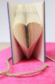 Diy Heart Shaped Book Folding Video Tutorial Book Folding Book Art Tutorial Book Art Diy