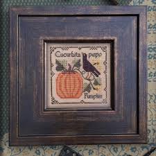 pumpkin botanical stitches