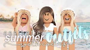 Aesthetic Summer Outfits With Codes Id S Roblox Bloxburg Summer Outfits Roblox Swimming Outfit