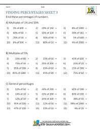 It is merely a statement or expression, and can only be. Finding Percentage Worksheets