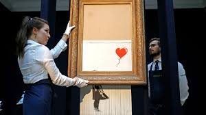 It doesn't matter how many times you've seen it, watching the banksy artwork getting partly shredded last week, after it went under. Banksy Reveals That Artwork Shredding Stunt Did Not Go To Plan