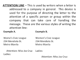 Basic And Miscellaneous Parts Of Business Letter