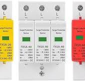 Amazon.com: 1 PCS AC SPD 3P 3 Phase 20KA 40KA 60KA 385V ...