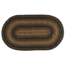 Black And Tan Area Rug Ebony Black And Tan Jute Braided Area Rug Countryfarmhousedecor With Images Braided Area Rugs Braided Jute Rug Country Rugs