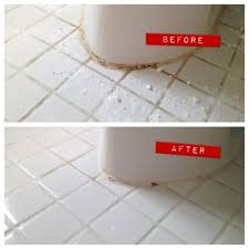 To get your grout clean again, make a baking soda and. Grout Cleaner Recipe Our Wee Home Nettoyer Joints Carrelage Detournement Produits Menagers Recettes De Nettoyage