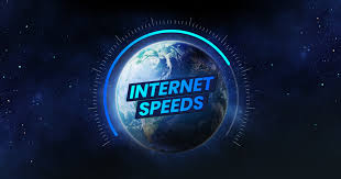The line and the text broadband access or broadband experience were removed and the first e letter in the speedy wordmark was changed from blue to simply white. The Countries Leading The Way In Internet Speeds Websitetooltester