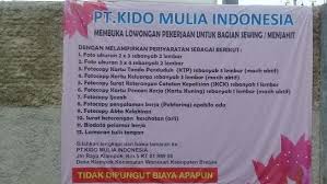 Olahraga / contoh cabang olahraga air dan gambarnya : Lowongan Kerja Pt Kido Mulia Indonesia Brebes 2020 Loker Pemalang