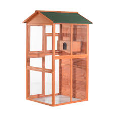 Extra Large Bird Cage For Sale Cheap Pawhut 71 Wooden Extra Large Flight House Outdoor Aviary Bird Cage With Nesting Box Bird Aviary Aviary Bird House Kits