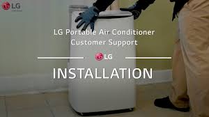 Most mobile air conditioners have reservoirs that should be emptied, but some offer hookups for a drainage hose. Lg Portable Ac Installation Dec 18 Update Youtube