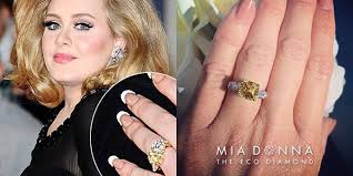 Unique Celebrity Three Stone Engagement Rings Adele Simulated Diamond Rings Engagement Celebrity Engagement Rings Three Stone Engagement Rings