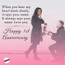 It's only great to put it in spoken words. First Wedding Anniversary Wishes To Wife Facebook Visitquotes
