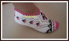 5 Mille Patik Yapimi 3 Orguler Hausschuhestricken Knittingslippers Pantouflesatricoter Slippers Hausschuhe Stricken Stricken Mode Hausschuhe