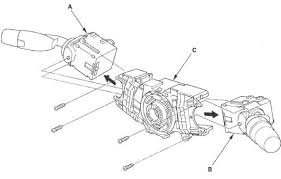Honda Cr V Steering Angle Sensor Replacement Vsa Vehicle Stability Assist System Components