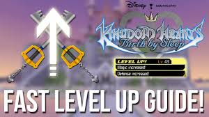 Kingdom Hearts Birth By Sleep Fast Level Up Guide Kingdom Hearts Hd 2 5 Remix