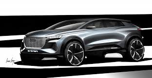 This electric suv will be going up against the likes of the jagu. Audi Q4 E Tron Concept Auf Den Spuren Des Q8