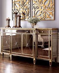 A chic spot to set down mail, magazines, and more, this mirrored console table brings both function and fashion to your living room or entryway. Pin By The Design Diva On Interior In 2020 Mirrored Furniture Mirror Buffet Decor