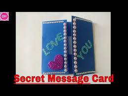 You will want to make sure that each letter of your original phrase or word is included. Diy Secret Message Card Step By Step Tutorial Youtube