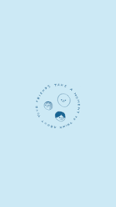 Minimalist Lockscreen Tumblr Minimalist Wallpaper Wall Stickers Words Blue Wallpaper Iphone