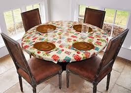 Shop wayfair for all the best tablecloths. Kitchen Dining Bar Vinyl Tablecloth Round Fitted Elastic Flannel Gingham Check Plaid Round Tables Home Garden Mbln Org