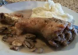 Simple, delicious and allows you time to. Recipe Of Gordon Ramsay Roast Turkey Leg With Mushroom Gravy The Cooking Spot