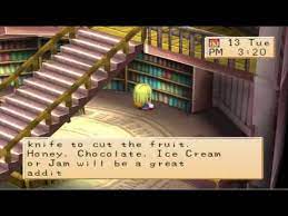 Harvest Moon Back To Nature Girl Cooking Books Youtube