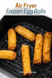Air Fryer Frozen Egg Rolls Or Spring Rolls How To Tips | Air Fryer World