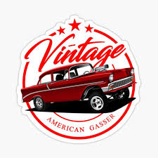 The muscle car era of the '60s was now, it wasn't much of a v8. Old Chevrolet Stickers Redbubble