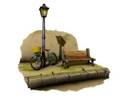 Le Petit Banc Cloe Molinari On Artstation At Https Www Artstation Com Artwork Ylbr5