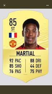 Old from france and playing for manchester united in the england premier league (1). Fifa 22 News On Twitter Martial Is Under Suspicion And The Card May Not Be Legitimate At This Moment We Don T Know