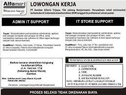 Maybe you would like to learn more about one of these? Lowongan Kerja Alfamart Home Facebook