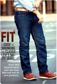 levis 501 shrink to fit guide to a perfect fit shrink