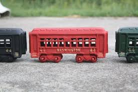 Vintage Cast Iron Pennsylvania Railroad P R R Train Set Pennsylvania Railroad Train Train Set