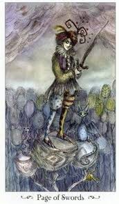 Paulina Tarot Swords Tarot Page Of Swords Tarot Card Meanings