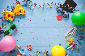 Maybe you would like to learn more about one of these? Colorful Birthday Frame With Party Items On Blue Background Stock Photo Picture And Royalty Free Image Image 70560366