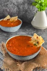 This Spicy Indian Tomato Soup Also Known As Tamatar Ka Shorba Recipe Is Easy V In 2020 Vegetarian Recipes Healthy Indian Tomato Soup Vegetarian Recipes Healthy Easy