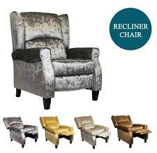 Maybe you would like to learn more about one of these? Avocet Crushed Velvet Fabric Recliner Armchair Sofa Lounge Reclining Chair New