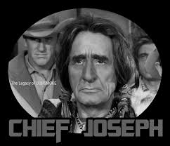 Chief Joseph with Alice C. Fletcher, a government allotting agent, at the  Idaho Nez Perce . Reservation. Joseph was leading the Nez Perce to Canada  when they were stopped by the