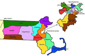 Massachusetts Stereotypes Map Funny Maps Massachusetts Map Map