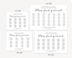 seating chart templates wedding templates and printables